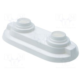 1 pcs x HUMMEL - 2 612 5000 11 - Masking rosette, H: 22mm, L: 100mm, W: 50mm