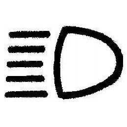 High beam headlamp symbol 9xt714300131 h