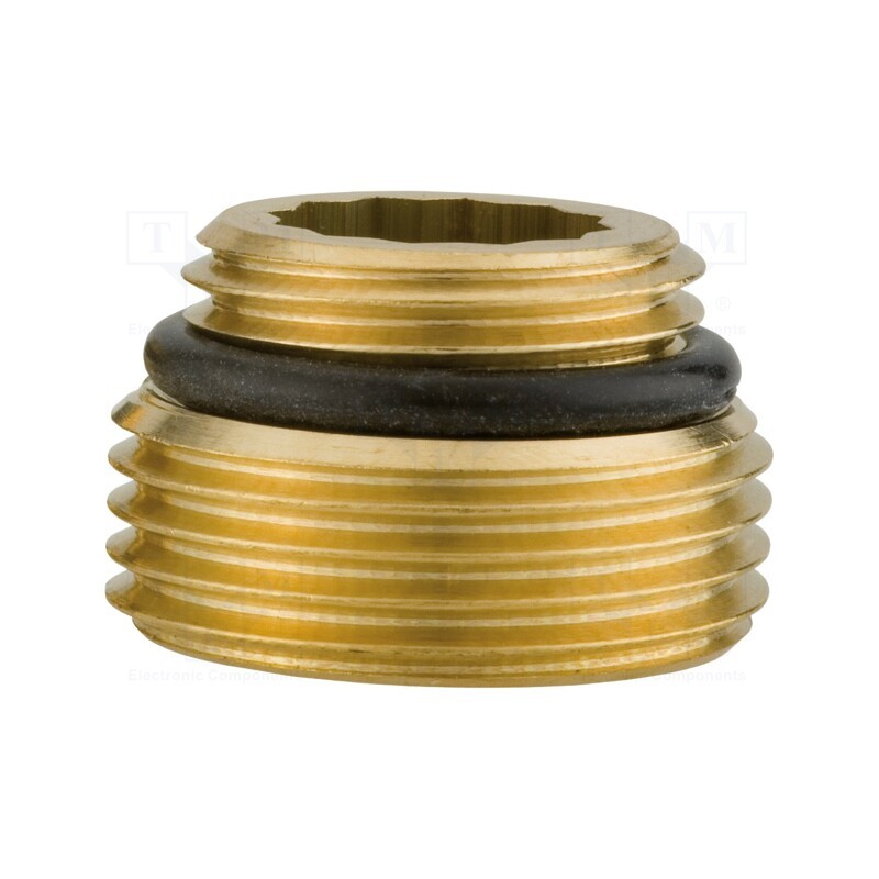 1 pcs x HUMMEL - 2 558 1234 00 - Twisted pair, Ext.thread: G 3/4' + G1/2'