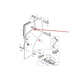 Va401120 left door handle