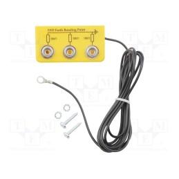 1 pcs x BERNSTEIN - 9-359-1 - Grounding of cable systems, ESD, 70x35mm, 1MΩ, Len: 2.9m