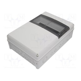 1 pcs x SPELSBERG - 73361401 - Enclosure: for modular components, IP65, grey, No.of mod: 14, IK08