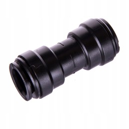 Tekalan straight quick connector, diameter 15mm, black