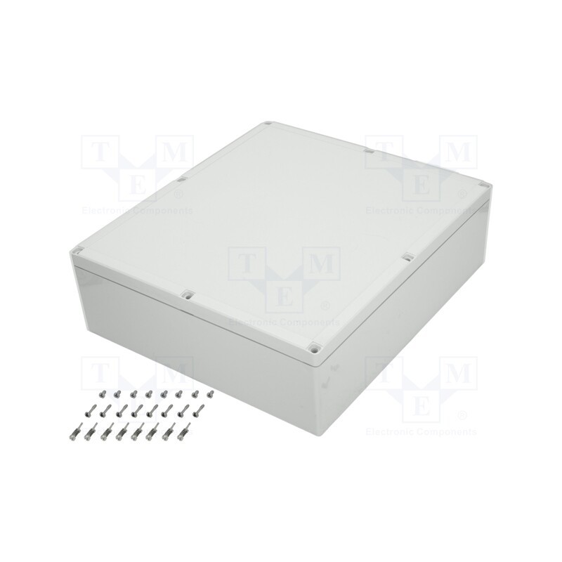 1 pcs x FIBOX - 7085881 - Enclosure: multipurpose, X: 360mm, Y: 400mm, Z: 121mm, EURONORD 3