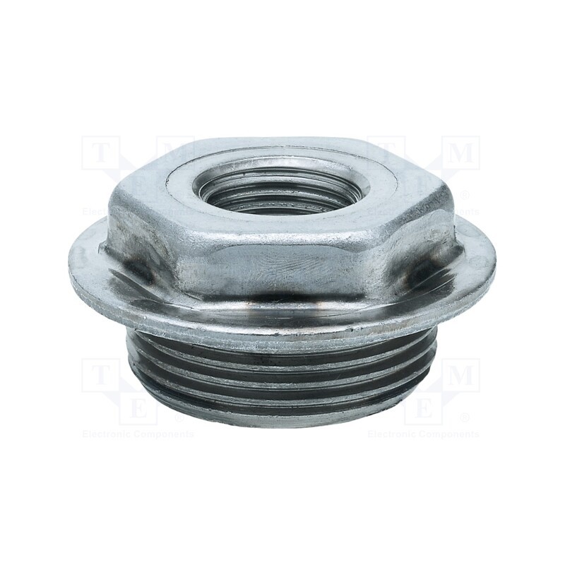 1 pcs x HUMMEL - 2 351 5434 03 - Plug with connection, Mat: steel, Ext.thread: G 1 1/4'