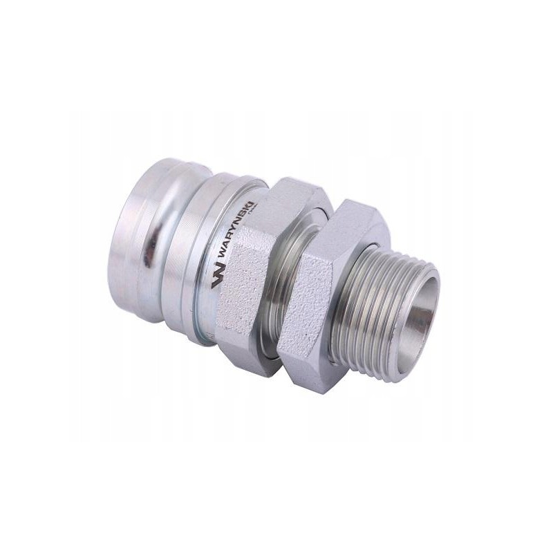 Brake quick connector, plug M22x1 5, external thread