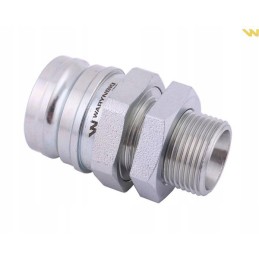 Brake quick connector, plug M22x1 5, external thread