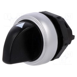 1 pcs x LOVATO ELECTRIC - LPCS120 - Switch: rotary, 22mm, Stabl.pos: 2, black, none, IP66, prominent