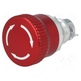 1 pcs x ONPOW - LAS1-AGQ-11TS - Switch: vandal resistant, Pos: 2, SPDT, 0.5A/220VAC, 1A/24VDC, IP65