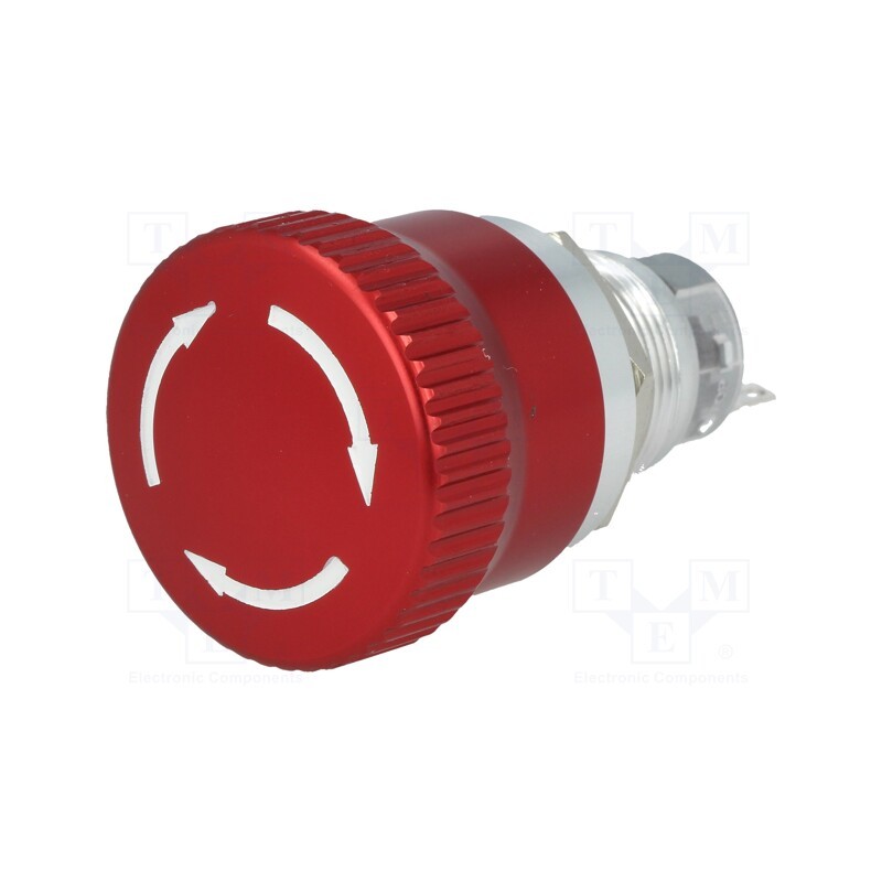 1 pcs x ONPOW - LAS1-AGQ-11TS - Switch: vandal resistant, Pos: 2, SPDT, 0.5A/220VAC, 1A/24VDC, IP65