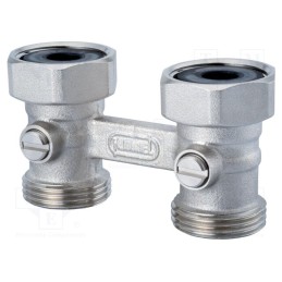 1 pcs x HUMMEL - 2 249 3436 01 - Radiator connection, Ext.thread: G 3/4', Int.thread: G 3/4'