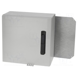 1 pcs x FIBOX - ARCA 404021S - Enclosure: wall mounting, X: 400mm, Y: 400mm, Z: 210mm, ARCA, grey