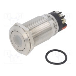 1 pcs x ONPOW - LAS1GQF-11ZD/L/R/24V/S - Switch: vandal resistant, Pos: 2, SPDT, 3A/220VAC, 5A/24VDC, IP65