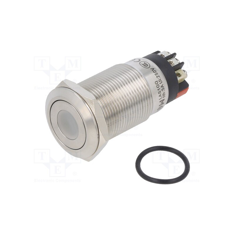 1 pcs x ONPOW - LAS1GQF-11ZD/L/R/24V/S - Switch: vandal resistant, Pos: 2, SPDT, 3A/220VAC, 5A/24VDC, IP65