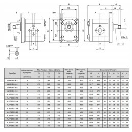 25l pump, small gear, male multiplier