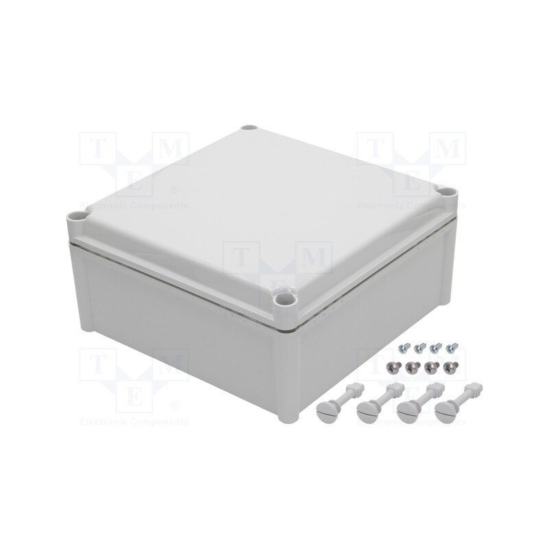 1 pcs x FIBOX - FEX 2828 13 G - Enclosure: multipurpose, X: 278mm, Y: 278mm, Z: 130mm, FEX, grey, IP54