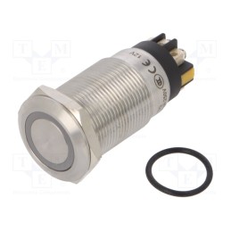 1 pcs x ONPOW - LAS1GQF-11ZD/L/Y/12V/S - Switch: vandal resistant, Pos: 2, SPDT, 3A/220VAC, 5A/24VDC, IP65