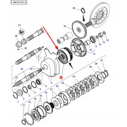 4313188m11 front axle clutch