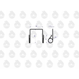 Set of clutch springs c 330 c 360 orig ursus