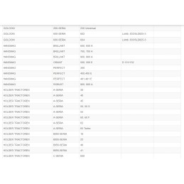 Fuel filter insert Ursus Claas Deutz Fahr Fendt JD