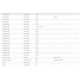 Fuel filter insert Ursus Claas Deutz Fahr Fendt JD
