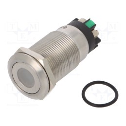 1 pcs x ONPOW - LAS1GQF-11ZD/L/G/12V/S - Switch: vandal resistant, Pos: 2, SPDT, 3A/220VAC, 5A/24VDC, IP65