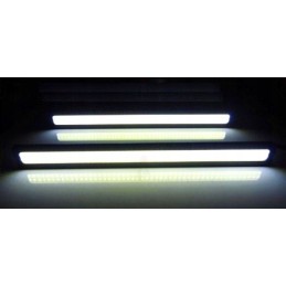 Universal LED lights for daytime running with DRL strip