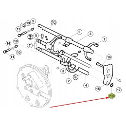 6005029898 O-ring for mounting the crossheads