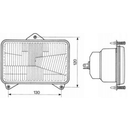 Wesem front lamp 168x106 case ford new holland