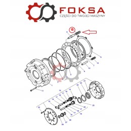 Clutch spring 3790266m3 massey ferguson