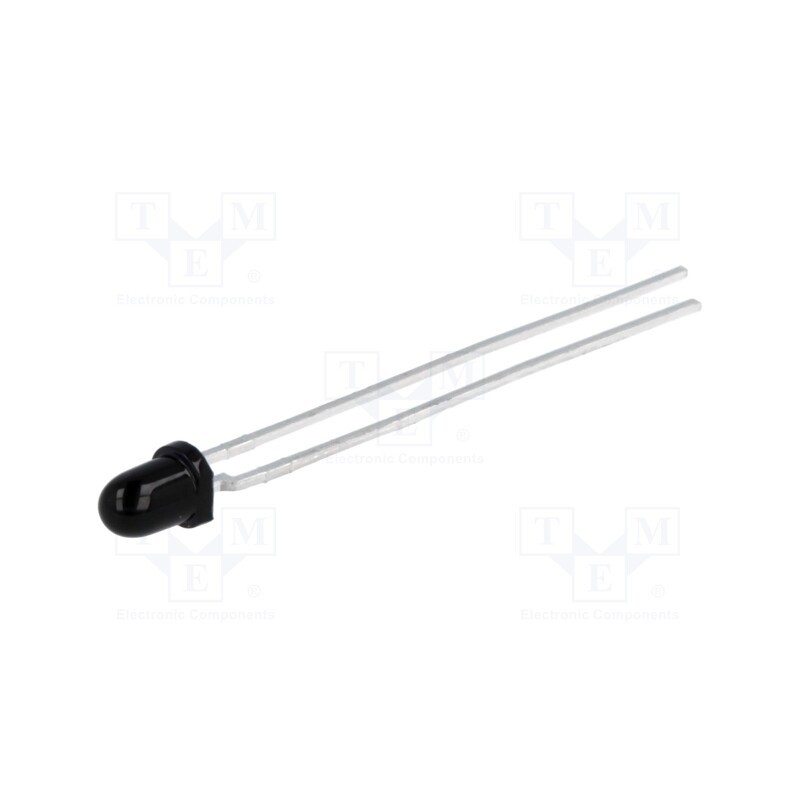 2 pcs x ams OSRAM - SFH 309 FA-5 - Phototransistor, 3mm, λp max: 900nm, 35V, 12°, λd: 730÷1120nm, 165mW