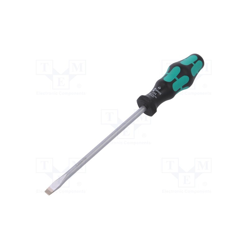 1 pcs x WERA - 5007635001 - Screwdriver, slot, 7,0x1,2mm, Blade length: 150mm