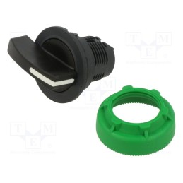 1 pcs x SCHNEIDER ELECTRIC - ZB5FJ5 - Switch: rotary, 30mm, Stabl.pos: 1, black, none, IP66, witout symbol