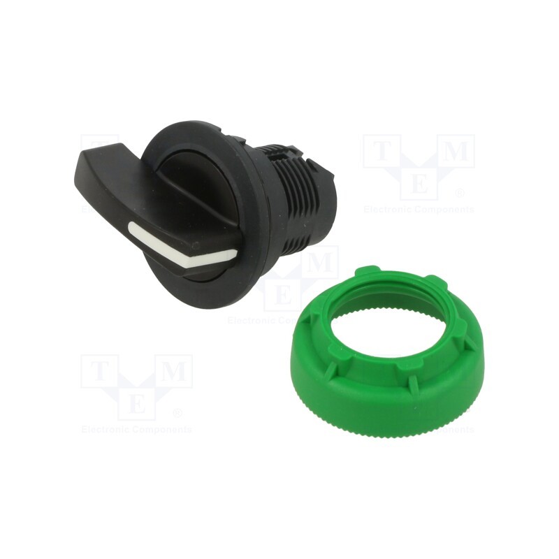 1 pcs x SCHNEIDER ELECTRIC - ZB5FJ5 - Switch: rotary, 30mm, Stabl.pos: 1, black, none, IP66, witout symbol