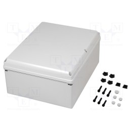 1 pcs x SPELSBERG - 70074501 - Enclosure: multipurpose, X: 400mm, Y: 500mm, Z: 220mm, GEOS, grey