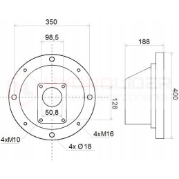 Bell connector gr3 g200 k 400 hydrolider