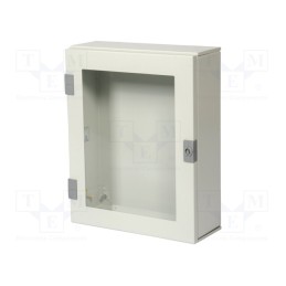 1 pcs x HAGER - FL161A - Enclosure: wall mounting, X: 400mm, Y: 500mm, Z: 160mm, orion+, steel