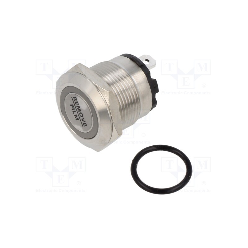 1 pcs x ONPOW - ONPOW6219F-10ZE/J/R/24V/S - Switch: vandal resistant, Pos: 2, SPST-NO, 20A/220VAC, IP40, OFF-ON