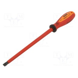 1 pcs x UNIOR - 621248 - Screwdriver, insulated, slot, 10,0x1,6mm, Blade length: 200mm