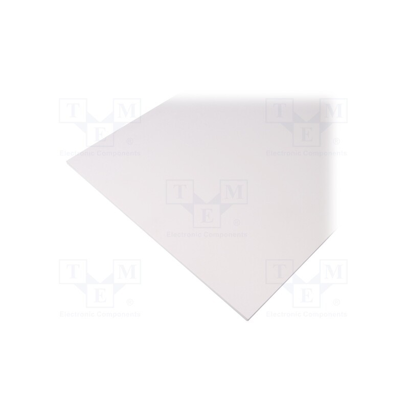 1 pcs x ANTALIS - 498926.050005 - Sheet, Dim: 500x500mm, Thk: 4mm, white, 0.25m2