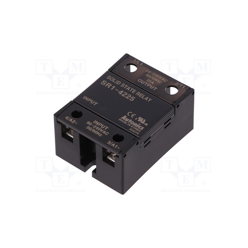 1 pcs x AUTONICS - SR1-4225-N - Relay: solid state, Ucntrl: 90÷240VAC, 25A, 24÷240VAC, screw type