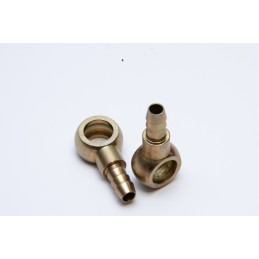 Eyelet connector fi 14 for fuel pipe c 330 c 360