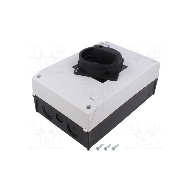 1 pcs x EATON ELECTRIC - P3-63/I4/SVB-SW - Switch-disconnector, Poles: 3, on panel, 63A, P, IP65, -25÷40°C