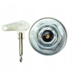 Ignition switch with key, metal Zetor nut