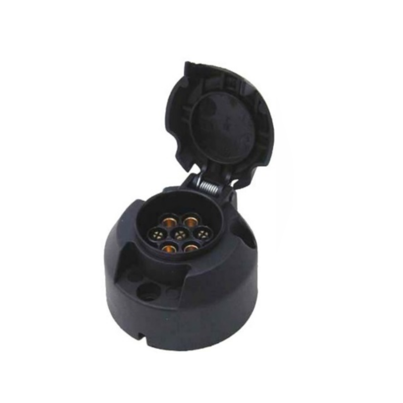 7-pole plastic electrical socket