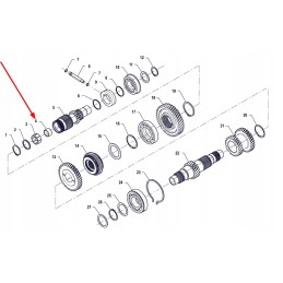 P5m37201133 gear sleeve