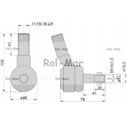 Rear ball joint with MF3 nut