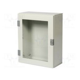 1 pcs x HAGER - FL162A - Enclosure: wall mounting, X: 400mm, Y: 500mm, Z: 200mm, orion+, steel