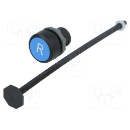 1 pcs x ABB - 1SFA616162R1014 - Switch: push-button, 22mm, Stabl.pos: 1, blue, none, IP66, flat, KPR3