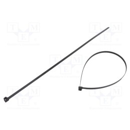 100 pcs x BM GROUP - BMN5390 - Cable tie, L: 530mm, W: 9mm, polyamide, 800N, black, Ømax: 163.5mm
